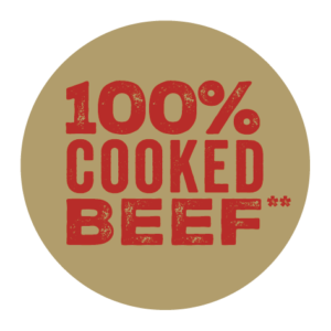 100% Cooked Beef **