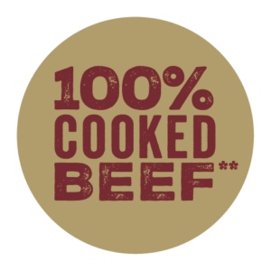 100% Cooked Beef **