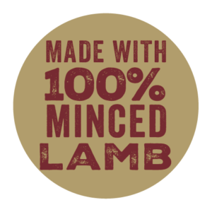 Made With 100% Minced Lamb