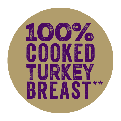 100% Cooked Turkey Breast **