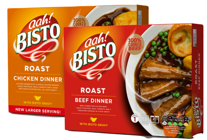 Roast Chicken Dinner & Roast Beef Dinner Packets